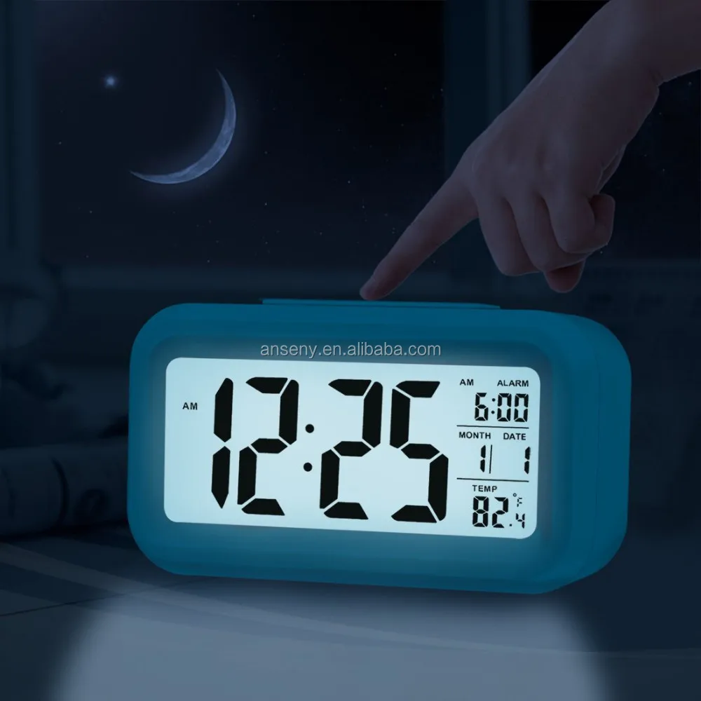 Lcd Digital Multi Alarm Clock Talking Table Clock With Calendar Buy