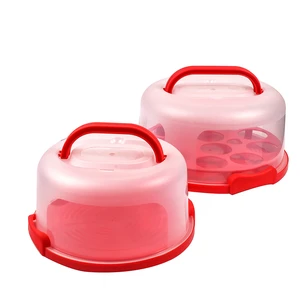 8 inch transparent clear plastic cake box