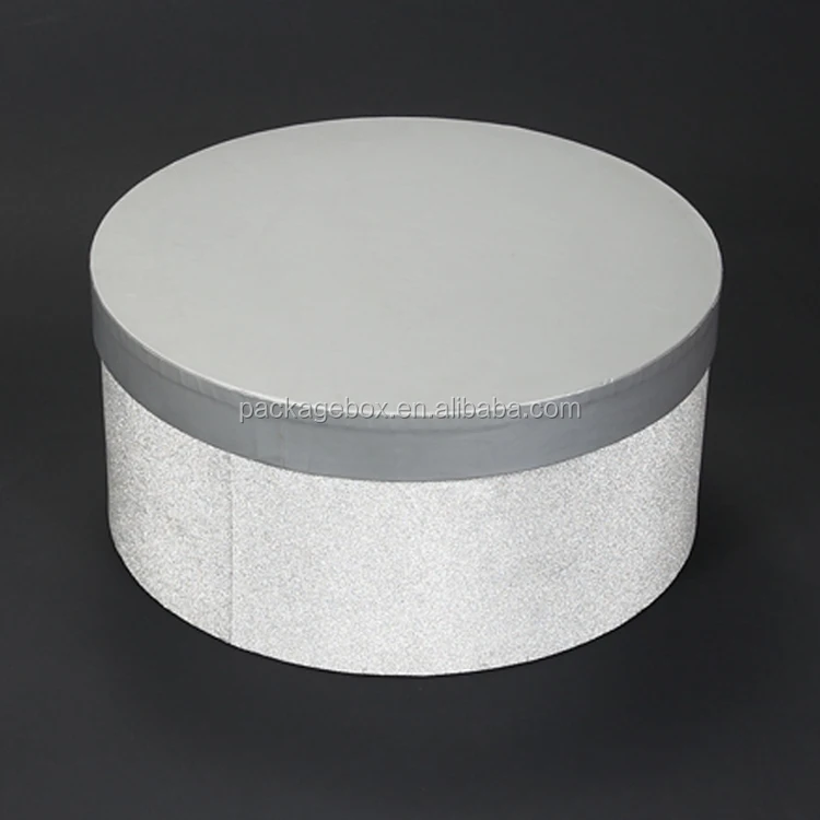 Cheap Small Fancy Recycle Round Cardboard Gift Boxes With Lids / Round