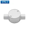 YOUU PVC Elbow Junction Box Throw 2 way JB2-20 round plastic electrical junction box