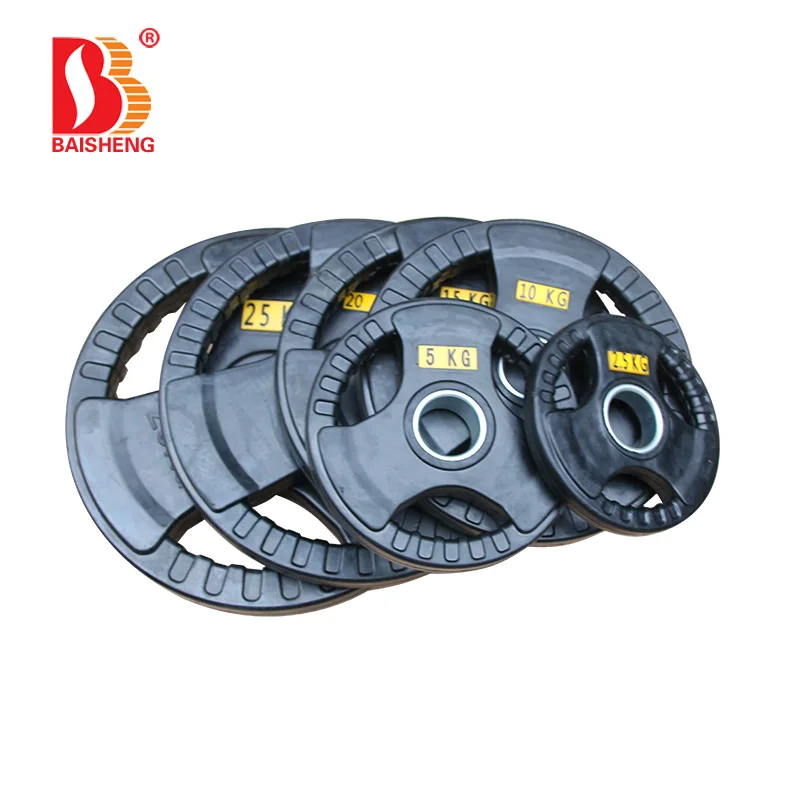 
Hot Sale Free Weight Commercial Gym Equipment Barbell Discs Bumper Plate Weight Plate 