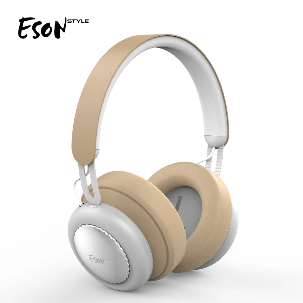 

Eson Style shenzhen factory unique design original active noise cancelling BQB OEM ODM Bluetooth 5.0 wireless headphones, Black;silver