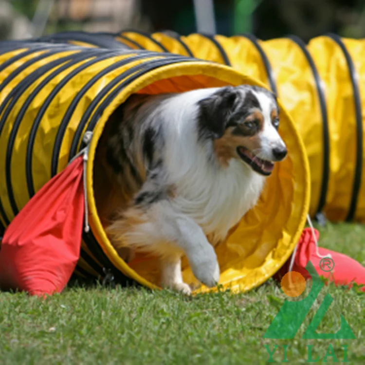 PVC heavy duty vinyl dog agility tunnel 
