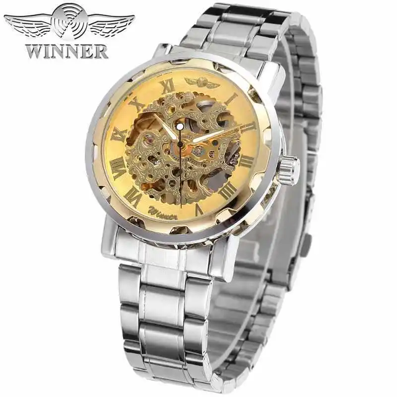 

WINNER 614 Men Automatic Mechanical Watch Fashion Casual Business Hand Watch relogio