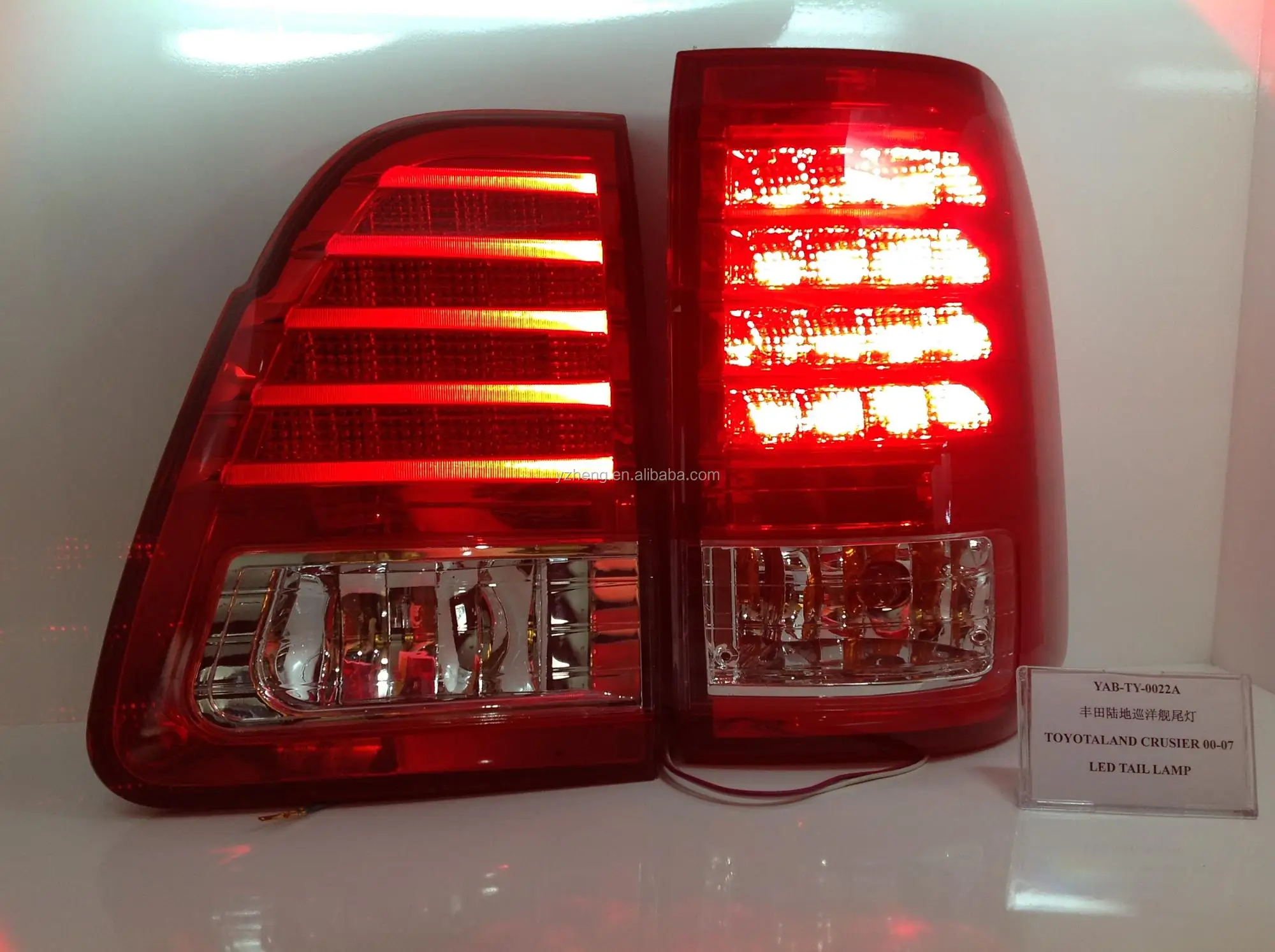 VLAND factory car taillamp for LAND CRUISER 2000-2007 LED tail lights plug and play for FJ100 LED taillights