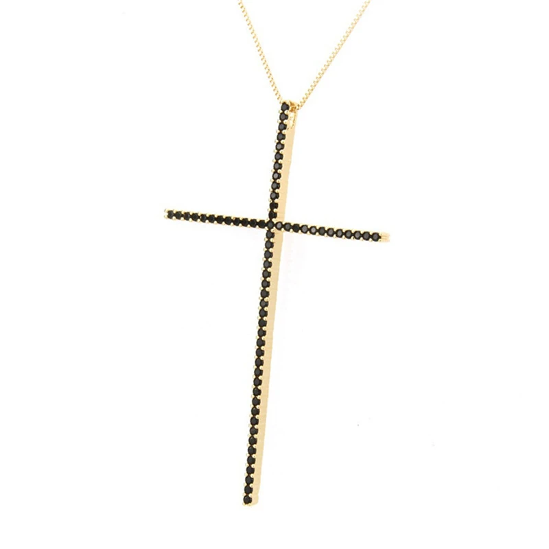 

Iced out Pendant religion cz cross jesus jewelry necklace