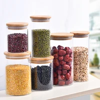 

Eco Friendly Borosilicate Glass Storage Jars With Lid Food Kitchen Glass Jar