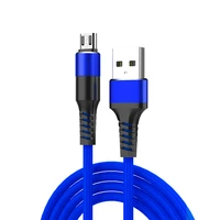 

high quality 1m fast charging micro usb multi charger usb c data cable 2.5A type-c nylon braided logo customized cable wire