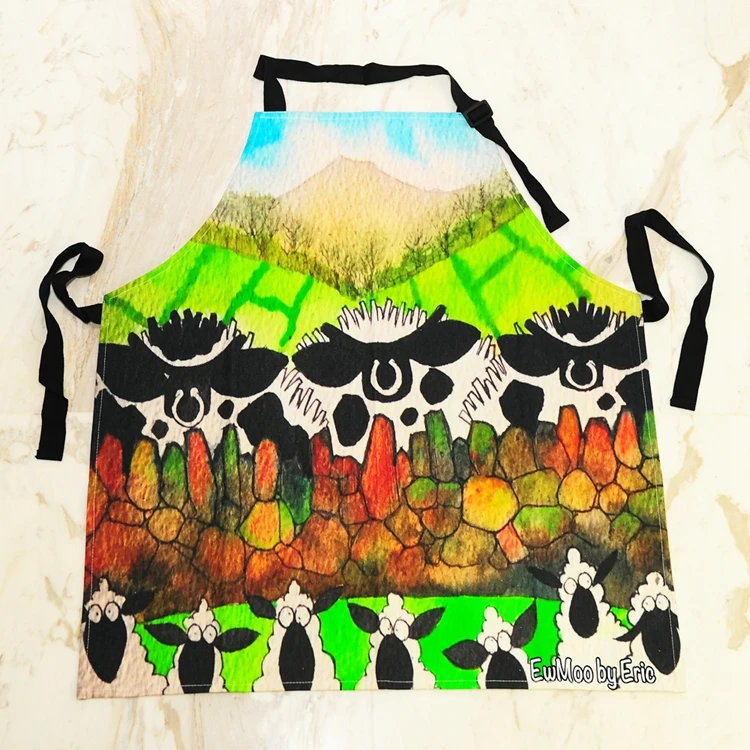 

Custom design 100% cotton digital printed cooking kitchen aprons, Customized