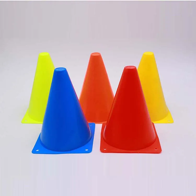 

2020 PE material 28cm Soccer Training Cones Markers China supplier, Red, green, orange, yellow, blue
