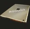 Wifi versions luxury gold plating for ipad 5 replacement back cover case, custom logo,for ipad air wifi