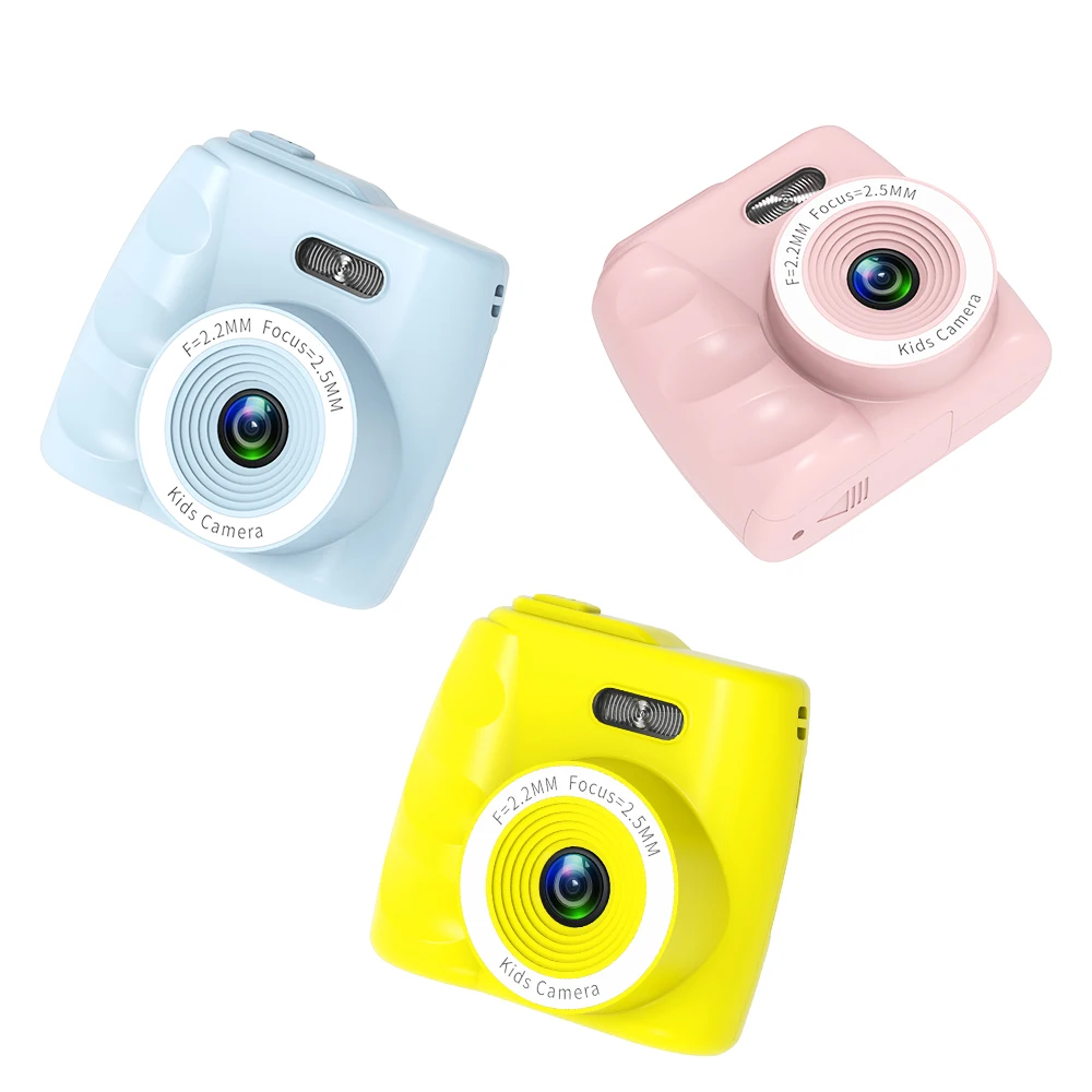 

Christmas exclusive gift digital mini camera for kids, Yellow, pink, blue, green