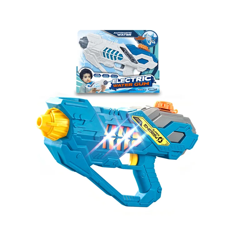 Flash Light Electric Water Gun Automatic Water Gun Toy Summer Toy Kids