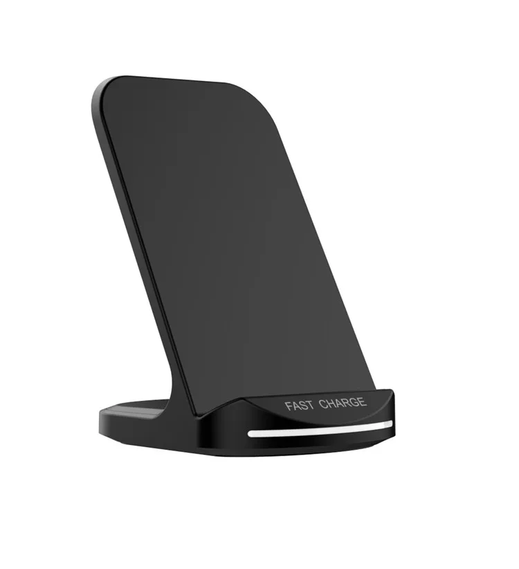 

New arrival fast 10W wireless charging stand vertical universal cell phone wireless charger