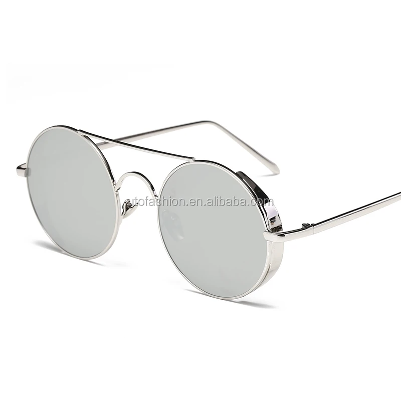 

YTSRJ11087 fancy brand sunglasses custom metal logo in yiwu, 7colors