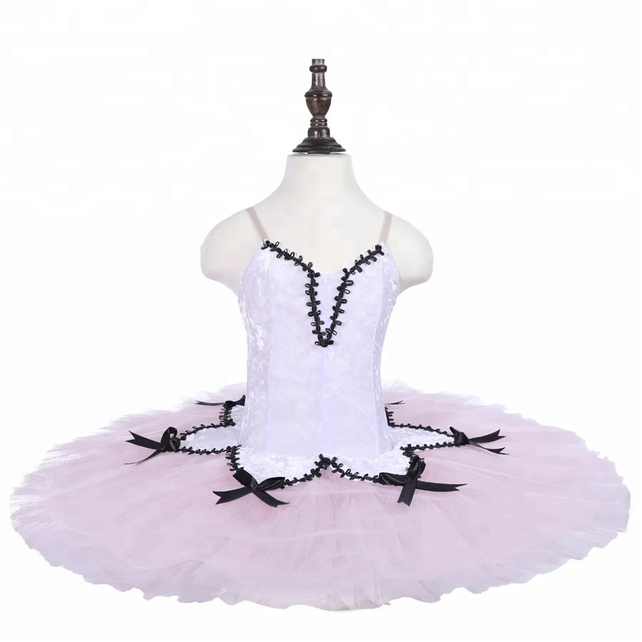

7layer of tulles performance tutu ballet costume girls harlequin ballerina tutu junior dance costume dressPPL18004, White