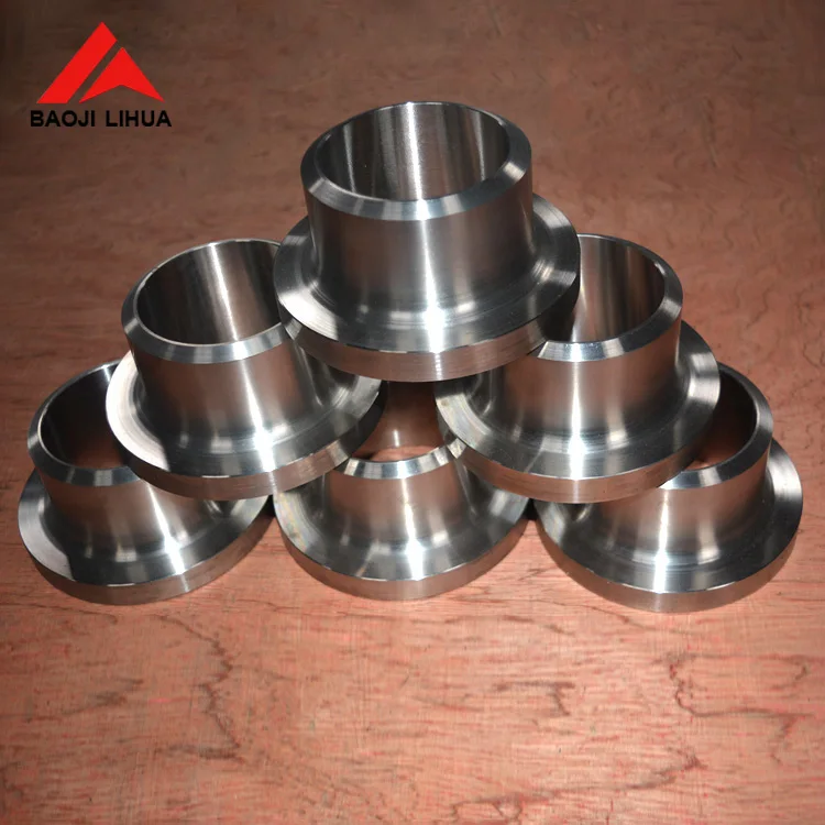 ASTM B363 WPT2 titanium lap joint stub end cap fitting