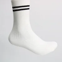 

Wholesale Manufacturers Customized Athletic Cotton White School Socks