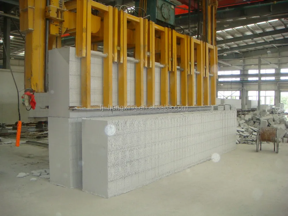 Firewall autoclave areated concrete block production line AAC block machine