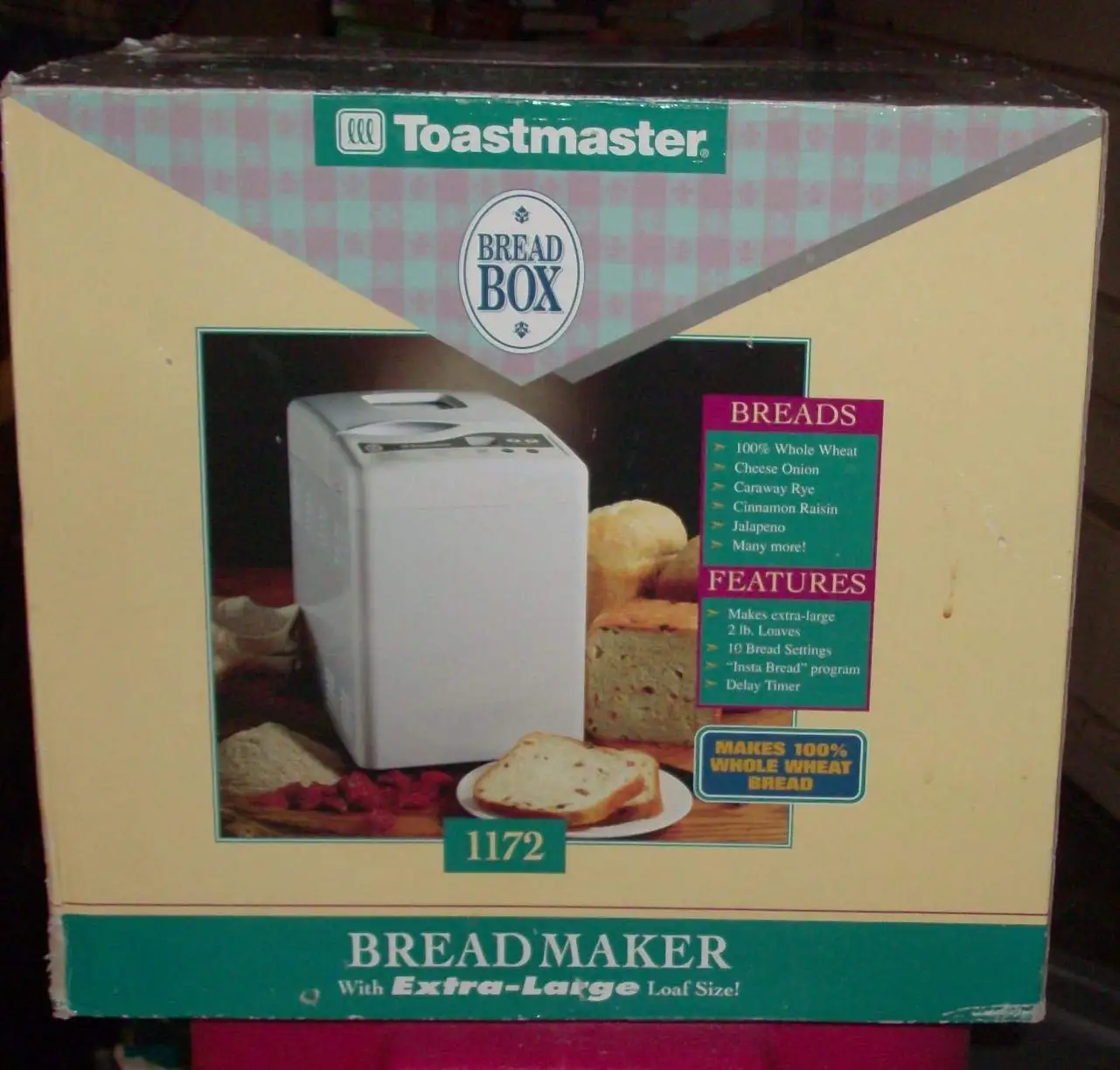Buy Toastmaster Bread Machine Maker Instruction Manual Amp Recipes Model 1172 In Cheap Price On M Alibaba Com