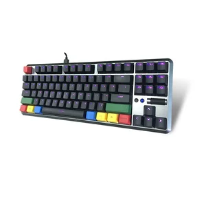 2019 Newest OEM/ODM keyboard mechanical TYPE C USB port RGB Gaming keyboard for professional gamer