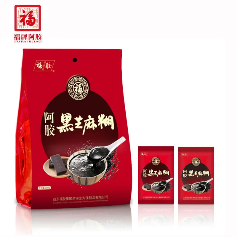 
Instant EJIAO AND BLACK SESAME SOUP/FUPAI Trade Mark, Hair Preservation, healthy soup 