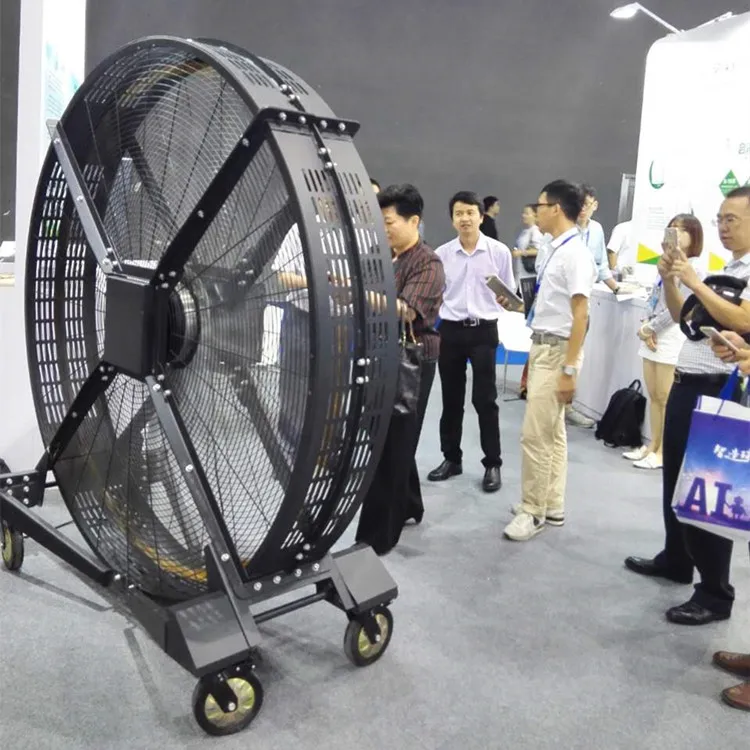 

2021 latest DC 2m diameter Movable large waterproof outdoor fan, Silver