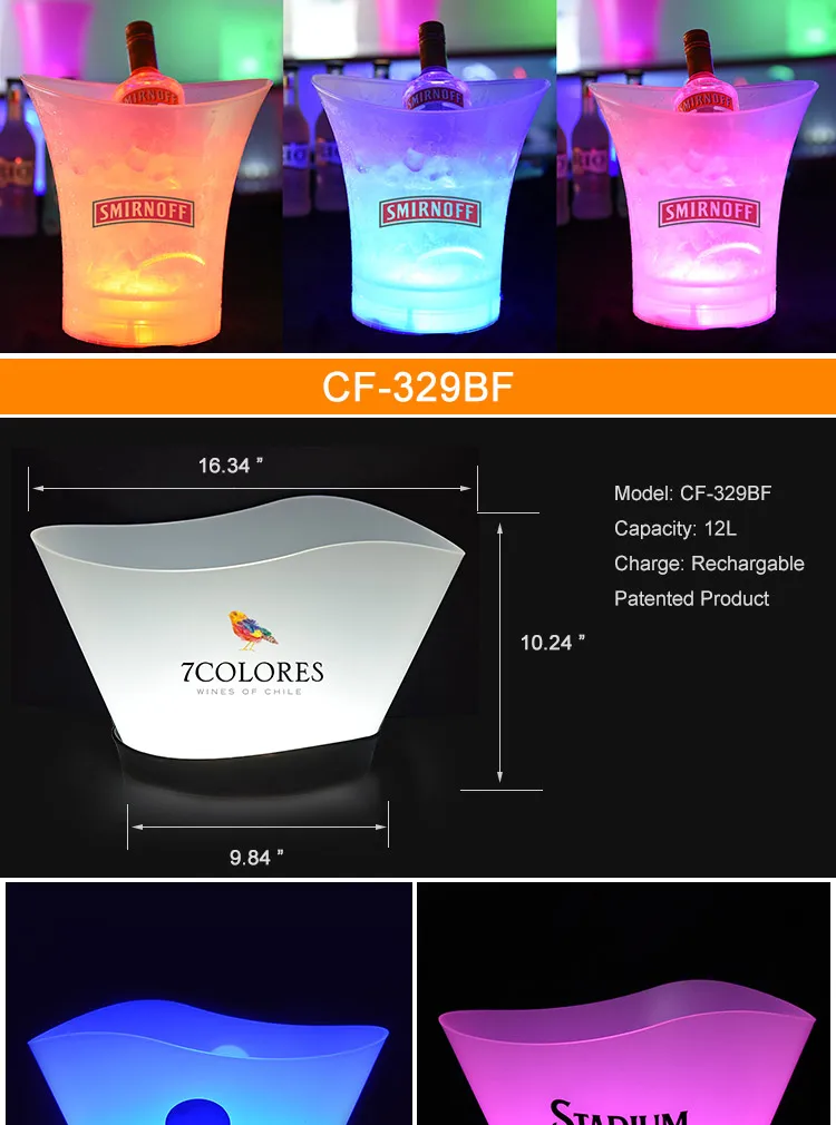 2019 Big Night Club Wine Led Ice Bucket Holder Champagne Corona Beer