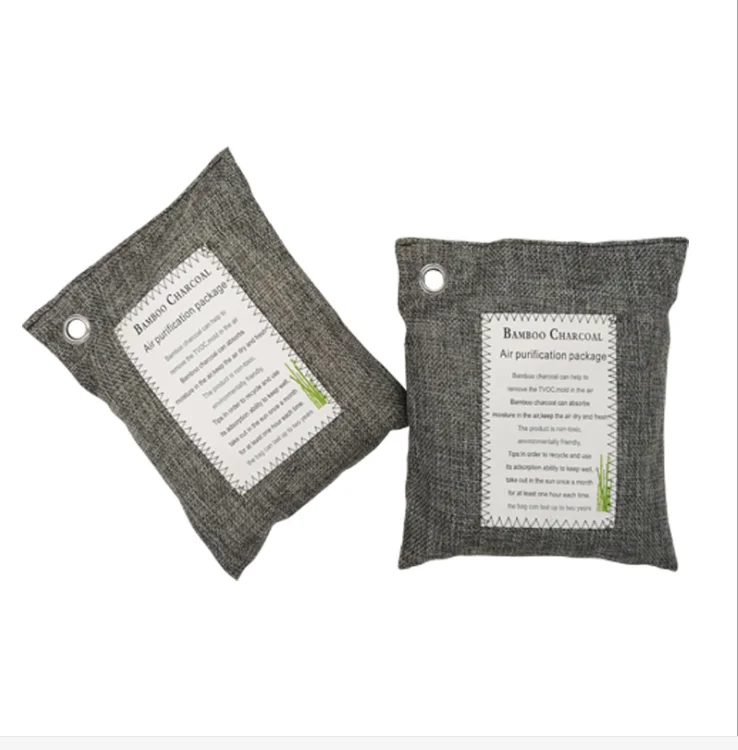 
Bamboo Charcoal Air Purifier Bag Logo Custom 200g 