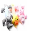 Plush/Rubber Dog Chew Squeak Toys Pig Elephant Duck Pet Rope Toys Puppy Sound Toy Training Internative Throw Pick Up Bone Toy