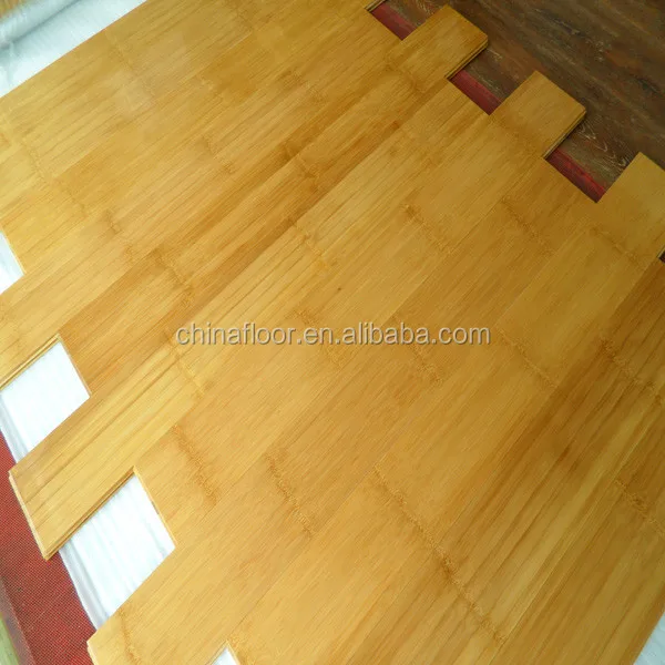 C&L matte brown color handscraped solid bamboo flooring6.JPG