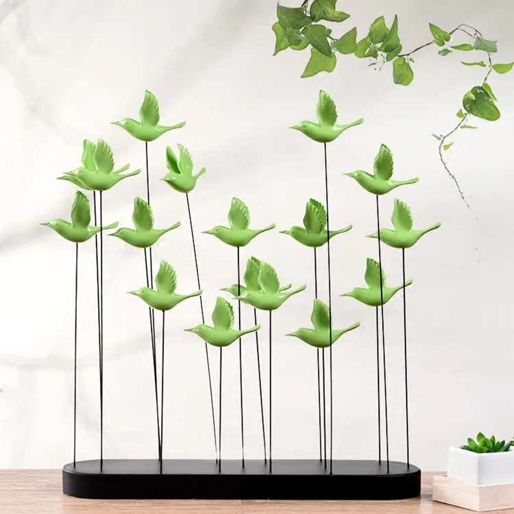 Modern Resin Material Birds Figures Home Decor Trend Luxury Home