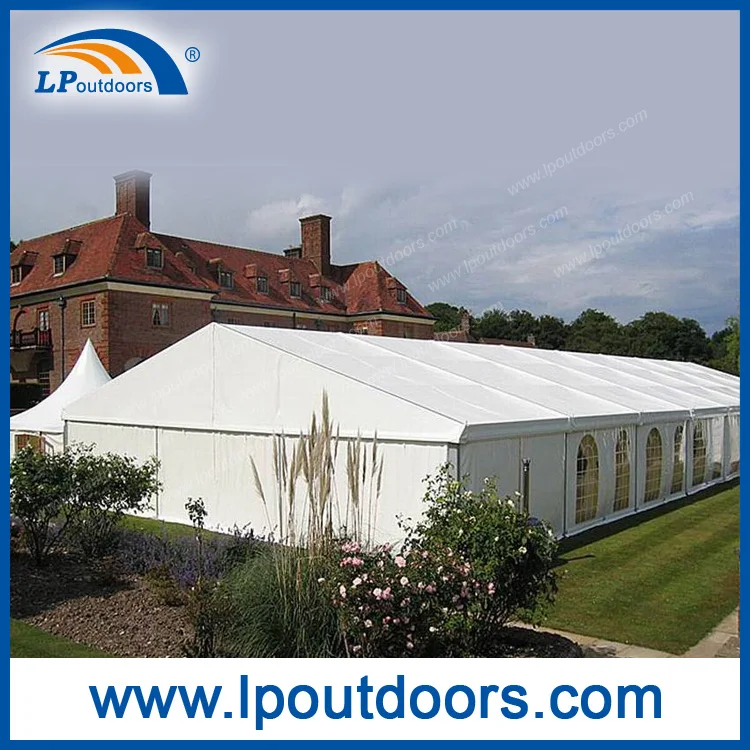 15x40m Ghana Style Outdoor Rental Event Tent With Glass Door For