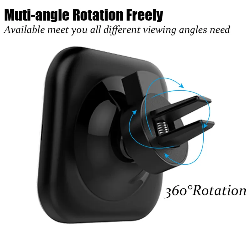 Magnetic Wireless Charger Car Mount Phone Holder For Samsung Qi Wireless Charging Pad Mobile Phone Magnet Holder