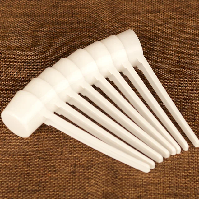 
5g Plastic measure spoon powder dose spoon white flat spoon wholesale 