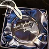 Custom Handwriting Engraved Crystal Ornament For Beautiful Mother of the Bride Gift