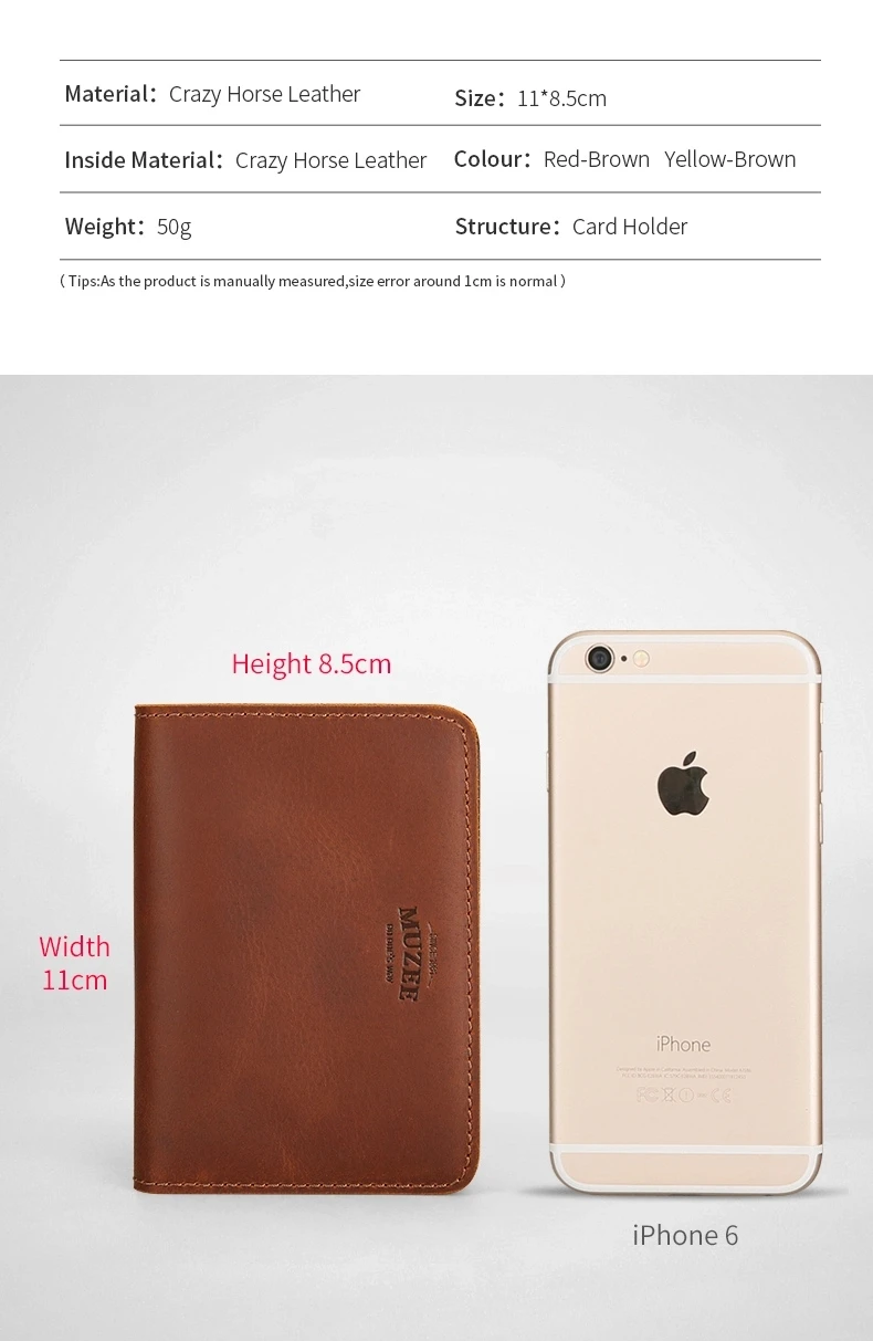 European style wallets leather men custom logo genuine leather wallets for men ME1441
