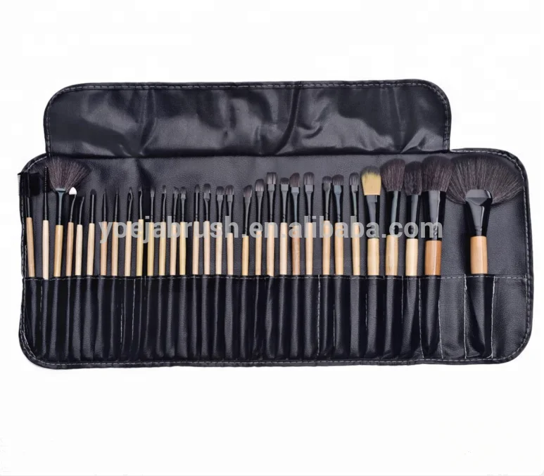 

Best cosmetics brushes 32 pieces vegan make up brush set with bag, Customized color