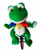 Riding bike frog plush electric toys