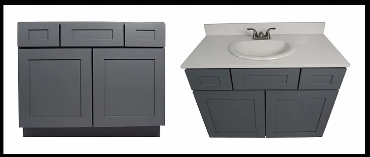 Solid Wood Bathroom Vanity Cabinet