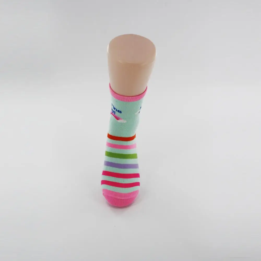 Cute Yong Teen Girl Cotton Rainbow Dress Socks Buy Teen