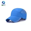OEM custom blank polyester mesh dry fit visors running light weight visors fashion baseball caps and hats