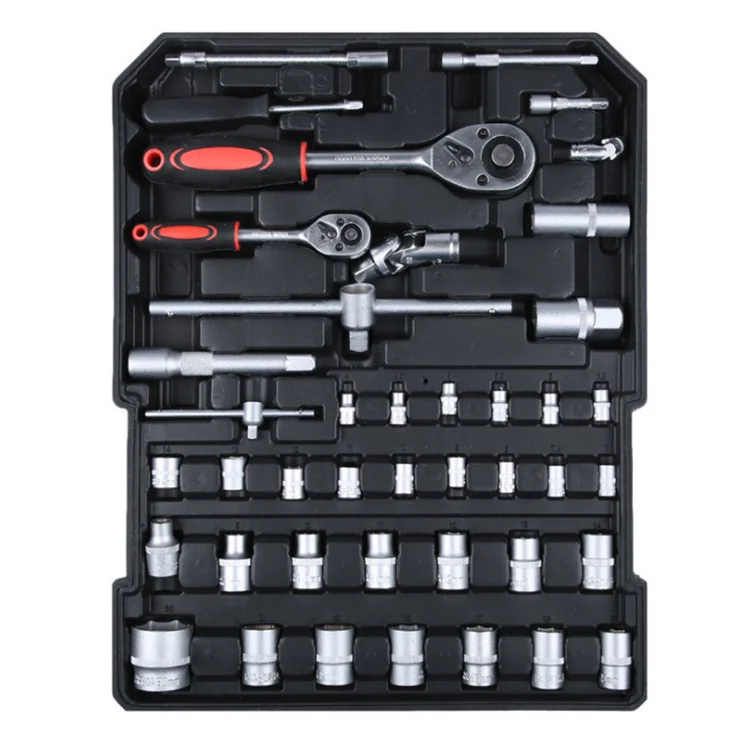 Aluminum wheel Trolley Box Repare Full Hand Tool set