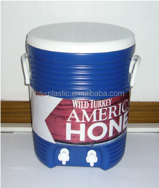 Hs 20l Plastic Water Beverage Coke Cooler Box With Tap Keep Item Cooling Chest Box With Handle