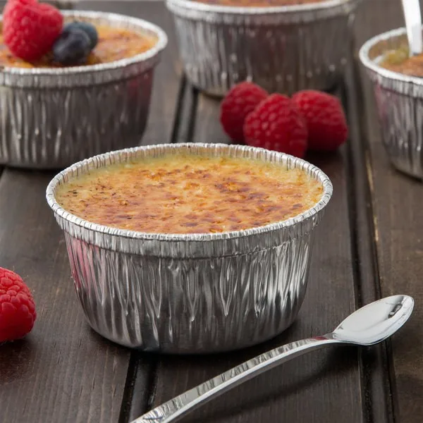 Eco Friendly Aluminum Foil Different Shape Small Flan Cup/dessert Cup
