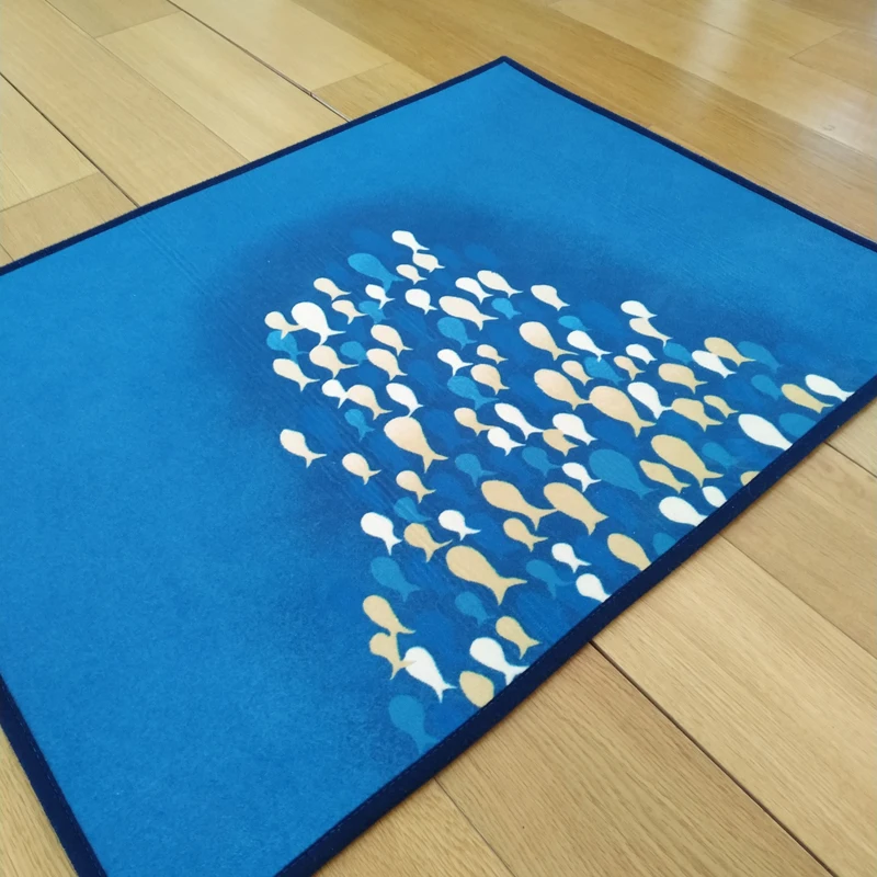 区域rugs2.6 * 4 英尺大的现代花卉平绒地毯超柔软防滑地毯卧室客厅