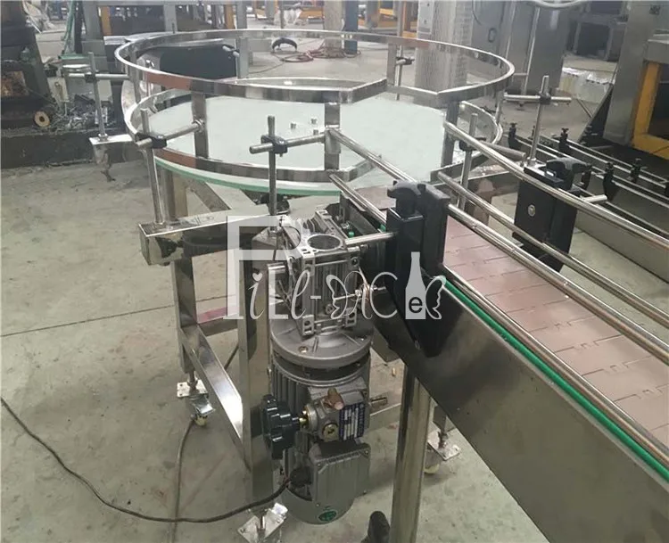 Turn Rotary Bottle Collection Receiving Accumulation Table / Machine