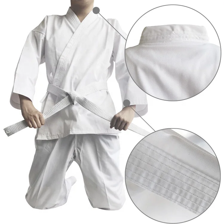 

OEM factory Custom Design your own karate uniform gi, White,black,red,blue