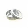 50g 100g Silver color aluminum tin with window cap skin care cream hair mask packing containers