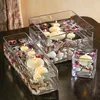 BALLERINA rectangle Clear Flower Glass Vases Wedding Centerpieces